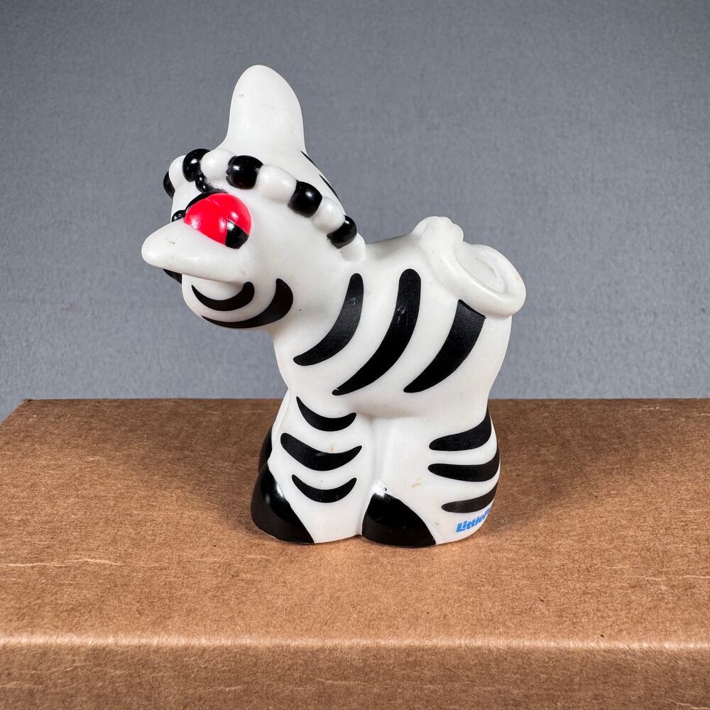Fisher Price‎ Little People Zoo Safari Zebra Animal Figure 2007 Mattel